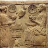 Pinax con offerta della palla