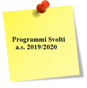 Programmi svolti 2020