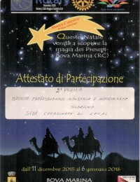 2° premio come migliore presepe